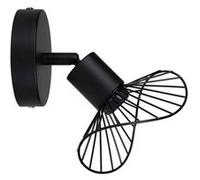 Spot Capeline en métal filaire noir Ostaria - Noir Noir