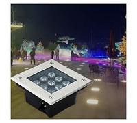 Spot Carre Encastrable,Spot Encastrable Exterieur Carré IP67 Étanche Spot Led for Terrasse Convient for La Décoration Paysagère, Jardin, Sol de Terrasse, Éclairage de Trottoir ( Couleur : rouge , Tail
