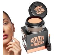 SPOT COINELER - La formule nécessaire ajuste la crème de cicatrices Cream | Maintient une couverture cohérente étanche à l' | Bronzer pressé Brick Shimmer pour les cicatrices de tatouages