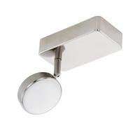 Spot connecté CORROPOLI-C LED 1X5W en matière synthétique nickel mat 80x0x150mm