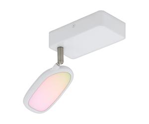 Spot connecté PALOMBARE-C LED 1X5W en matière synthétique blanc 80x0x150mm