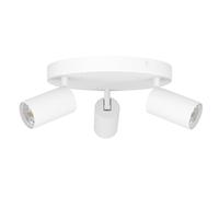 Spot connecté TELIMBELA-Z GU10 3X4,9W en acier blanc D250mm