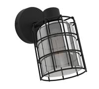 Spot CONSACA E27 1X28W en acier noir 120x0x220mm