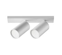 Spot De Plafond Cuisine Réglable Blanc 34,4 Cm GU10 Applique Luminaire 2-Flammes