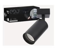 Spot de plafond - EDO - MALGA 1 BLACK - 1x GU10 - Noir - Aluminium - Intérieur