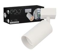 Spot pivotant EDO MALGA noir blanc plafonnier applique murale GU10 LED