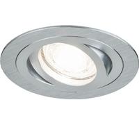 Spot de plafond encastré CERI 1 OV SILVER rond Silberschnitt EDO777140 EDO