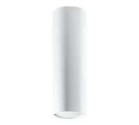 Spot De Plafond Étroit Ø 6 Cm H: 20 Cm Métal Blanc Lampe Cuisine Couloir