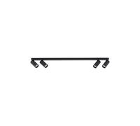Spot De Plafond Flexible Noir Bureau GU10 90,5 Cm 4-Flammes Applique Plafond