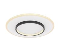 Spot de plafond Lampe de salon Télécommande dimmable LED Blanc Noir