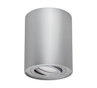 Spot De Plafond Lampe GU10 Ø 9,4Cm H: 12,5Cm Petit Orientable Aluminium À Poser