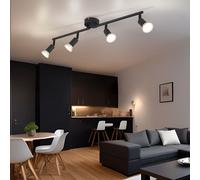 Spot de plafond spot plafonnier lampe de salon mobile noir L 60 cm