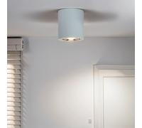 Spot De Plafond Lampe Plafonnier Blanc E27 Ø 13,5 Cm Métal Moderne Cuisine
