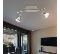 Plafonnier LED spots mobiles nickel mat WOFI CAMERON 7796.02.64.0000 