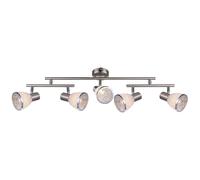 Spot de plafond LED 20 watts avec boules acryliques mobiles et anneau chromé