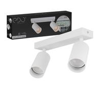 Spot de plafond - MALGA - 2 WHITE - 2x GU10 - Aluminium - Design contemporain