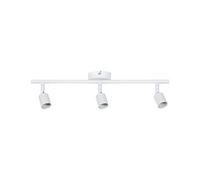 Spot de plafond Paulmann Carolina max 3x10 W GU10 blanc dépoli | Têtes de spots orientables, dimmables en fonction des ampoules, montage mural ou au plafond