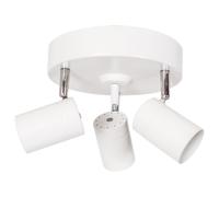 Spot de Plafond Petit 3-flammig Ø 20 CM GU10 Blanc Plafonnier Intérieur