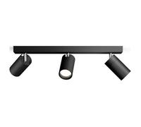 Spot de plafond - PHILIPS - Idris - Noir - GU10 - IP44 orientable