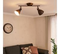 Spot de Plafond Plafonnier Lampe Réglable Chambre à Coucher Rouille L 45 CM