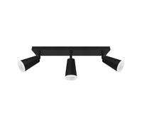 Spot de Plafond Plafonnier Noir GU10 3-flammig B : 39,5 CM Pivotant Taylor