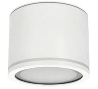 EDO Spot en Saillie IP54, Plafonnier Salle de Bain UMA GX53, Spot LED en Saillie Plafond 230V, Blanc Mat Downlight Plat et Rond Ø90*60mm Aluminium, pour Balcon et Cuisine, non inclus LED-GX53