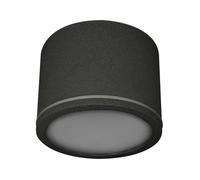 EDO Spot en Saillie IP54, Plafonnier Salle de Bain UMA GX53, Spot LED en Saillie Plafond 230V, Anthracite Mat Downlight Plat et Rond Ø90*60mm Aluminium, pour Balcon et Cuisine, non inclus LED-GX53