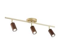 Spot de Plafond Semi-encastré réglable, éclairage directionnel Rotatif à 180°, Spots de Plafond en Bois, luminaires d'intérieur Modernes pour Couloir, Porche, entrée - Douille E27