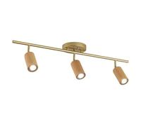 Spot de Plafond Semi-encastré réglable, éclairage directionnel Rotatif à 180°, Spots de Plafond en Bois, luminaires d'intérieur Modernes pour Couloir, Porche, entrée - Douille E27