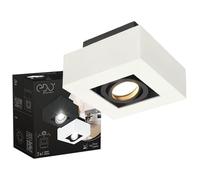 Spot de plafond simple en saillie OSMIN 1 blanc IP20 carré EDO