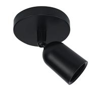Spot de plafond Solis noir - Culot GU10 - Orientable à 360°