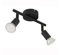 Spot de plafond spot lampe plafonnier lampe de salon orientable noir L 22 cm