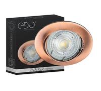 Spot de plafond - ZIVA KER - Cuivre - Encastrable - Tête réglable - LED
