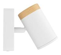 Spot de salle de bain blanc mat IP44 GU10 L.6 x l.11,5 x H.11 cm, Eglo Consuma