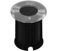 Spot de sol rond led, inox, plastique, verre brossé ranex 5000.461 Incolore G