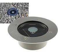 Spot de sol solaire à LED CTB-R ronde façade en acier inoxydable