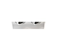 Spot Double Réglable Carré sans Garniture Astro , Blanc Mat