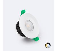 Spot Downlight Ignifuge Led 5-8w Rond Dimmable Ip65 Coupe Ø 65 Mm Sélectionnable (Chaud-Neutre)