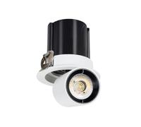 Spot Downlight LED 12W Rond Amovible Coupe Ø 75mm 3000K Blanc chaud