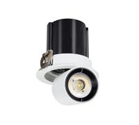 Spot Downlight LED 12W Rond Amovible Coupe Ø 75mm 3000K Blanc chaud