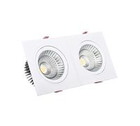 Spot Downlight Led 20w Rectangulaire Madison Coupe 205x90 Mm 3000k Blanc Chaud