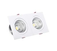 Spot Downlight Led 30w Rectangulaire Madison Coupe 260x120 Mm 4000k Blanc Neutre