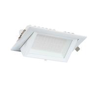 Spot Downlight LED 38W Rectangulaire Orientable 130 lm/W LIFUD Coupe 210x125 m