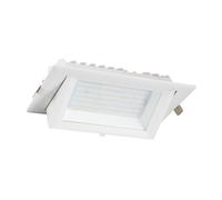 Spot Downlight LED 60W Rectangulaire Orientable 130 lm/W LIFUD Coupe 210x125 m