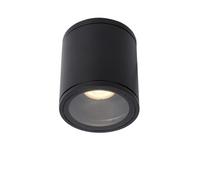 Spot En Aluminium Noir Pour Salle De Bain GU10 Ø9 Cm Spot Plafonnier Rond