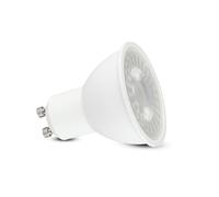Spot en plastique GU10 7,5 W, avec puce de 6 500 K et angle de 38 °. Parfait pour un éclairage efficace et haute performance, offrant une lumière vive pour n'importe quel espace.