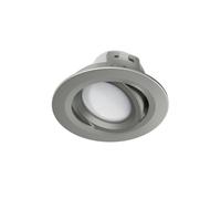 Spot encastr? WLAN LED, 5W, ss hub, comm. vocale/appli., nickel satin?