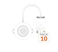 Spot Encastrable 5,4W Dimmable CCT IP65 BLANC RE2020 - 3000K/4000K/6000K - Pack de 10