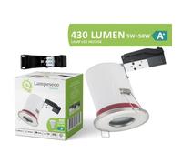 Spot encastrable BBC Etanche IP65 Inox 87mm avec douille et ampoule LED 5W 3000K