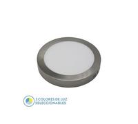 Spot Encastrable De Surface Diorite 18w 3000k-4000k-6500k Nickel 1620lm 3.5x22x22 Cm